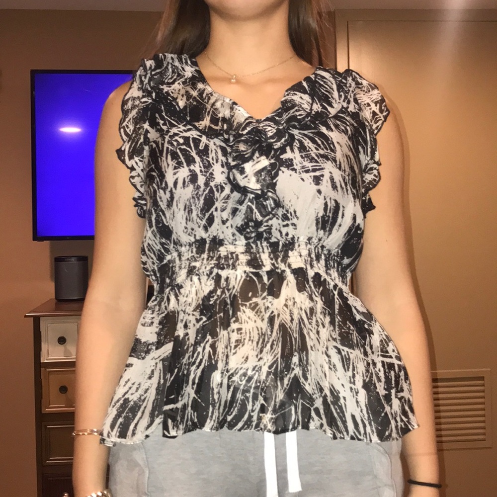 designed flowy blouse